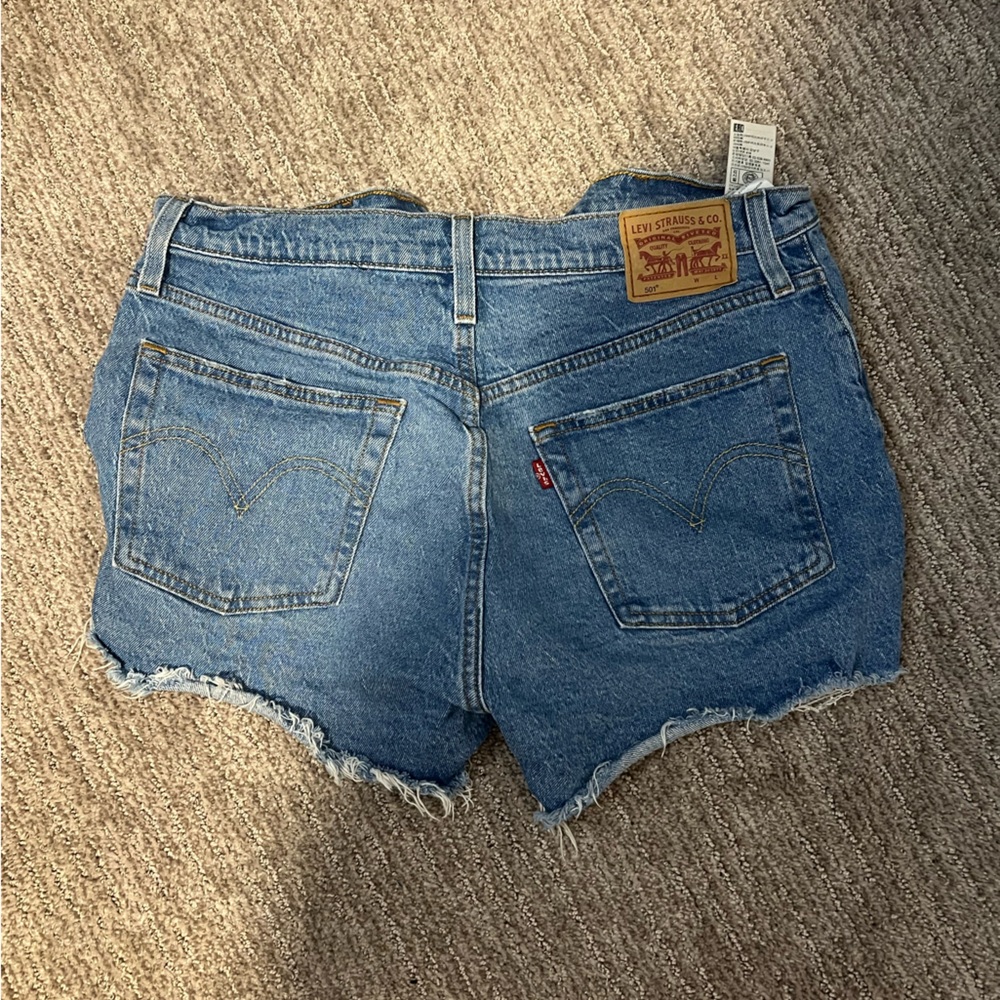 Levi's Classic Blue Denim Shorts
